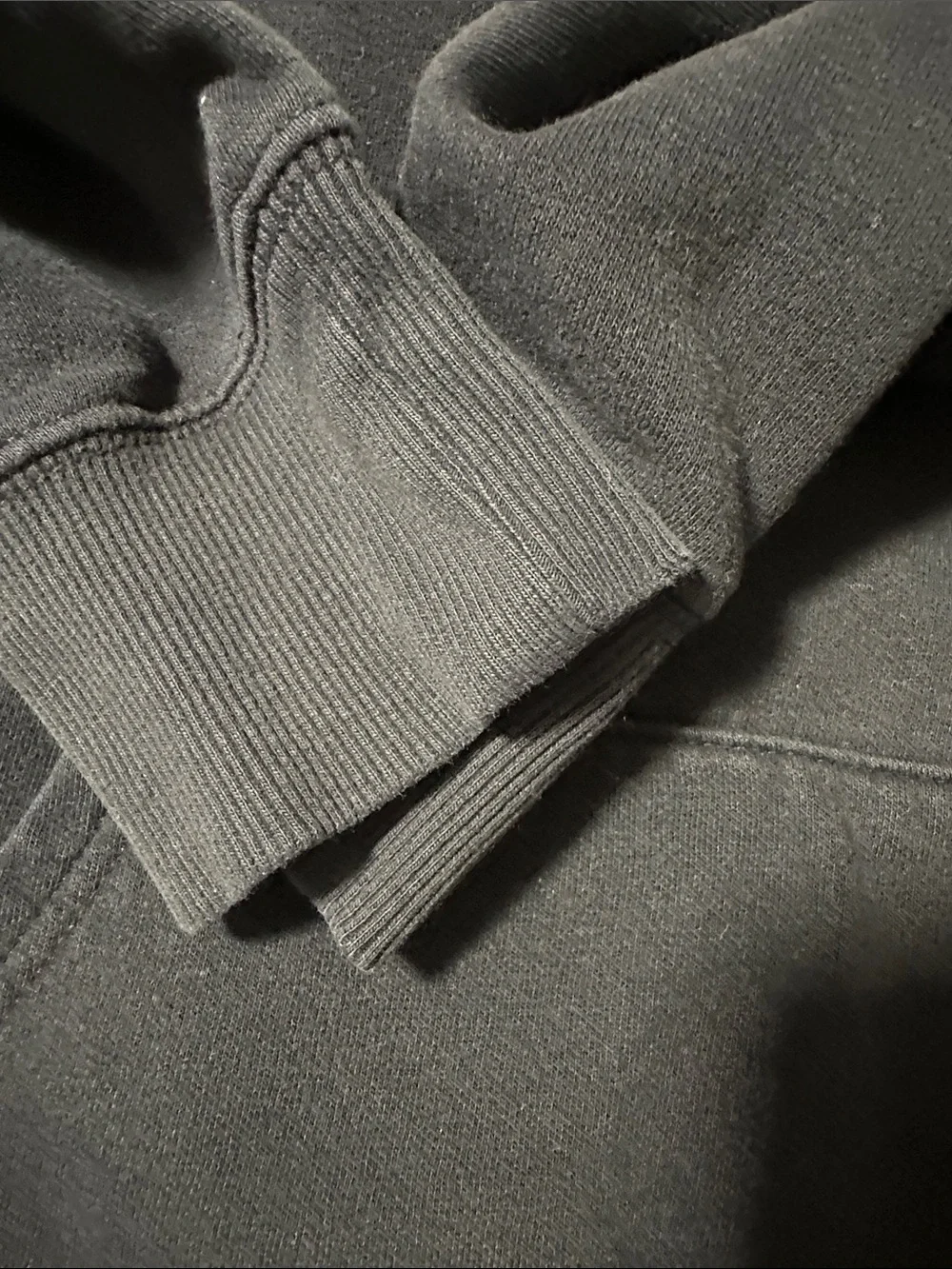 The North Face Men’s Navy Crewneck Hoodie with White Logo